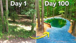 I built a Natural Swimming Pool | Full Construction Process