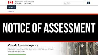 How to Download Tax Notice of Assessment from Canada Revenue Agency | CRA | PDF Document