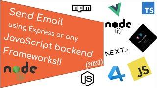 Send Email using Node and Express in 15 minutes (2023) | Backend | Gmail | Express | ASMR