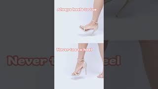 How to walk in heels？ #heel #heelsshoes #highheels #shoes