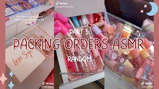ASMR Packing Orders Part 3 | Random | TIKTOK Compilation | polaroidlove