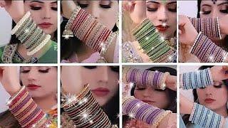 Beautiful Party Wear Bangles Set  || New Designs @chudimahal