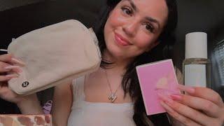 ASMR | shopping haul! sephora, lululemon, & aritzia; XL nails, tapping, fabric sounds