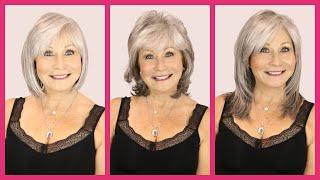 4 Popular Mid-Length Silver Stone Grey Wigs (Official Godiva's Secret Wigs Video)