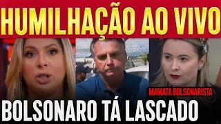 BOLSONARO É TRITURADO POR JORNALISTAS AO VIVO!!! MAMATA BOLSONARISTA É REVELADA!!!!