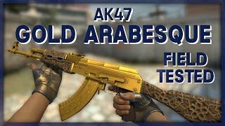 CS:GO Skin - AK-47 | Gold Arabesque (Field-Tested)