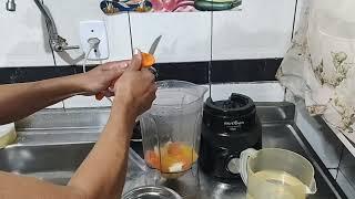 O médico receitou esse suco  para minha mãe pra alimentar a imunidade 