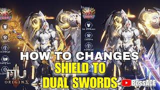 sword & Shield to Dual Weapon - MU Origin 3