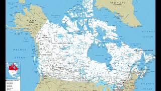 map of Canada