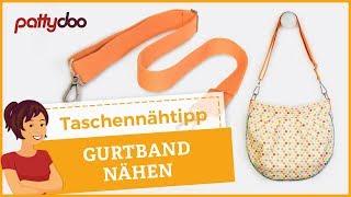 Taschen nähen 3: Gurtband & Trageriemen und Taschengriffe