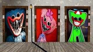 SECRET DOORS HUGGY WUGGY FAMILY KISSY MISSY IN GRANNY ONLINE HORROR GAME POPPY (Garry's Mod)