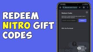 How To Redeem Nitro Gift Codes On Discord