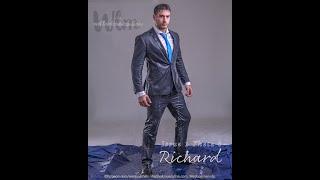 1 Theta RICHARD | Wetlookmasculine | Muscular model in wet suit and tie.