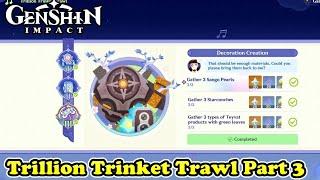 Trillion Trinket Trawl Part 3 | Genshin Impact Iridescent Arataki Rockin for Life Event