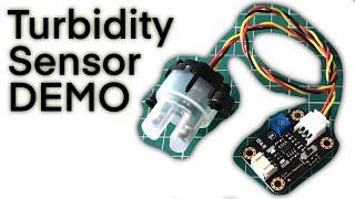 Turbidity sensor Tutorial (Updated Video In Description)