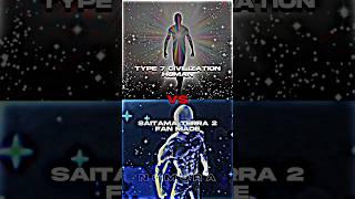 Type 7 Civilization Human￼ vs Saitama Terra 2 Fan Made | imagine dragons bones | #anime #shorts