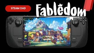 Fabledom ist ein märchenhaftes Aufbauspiel - Gameplay auf dem Steam Deck OLED