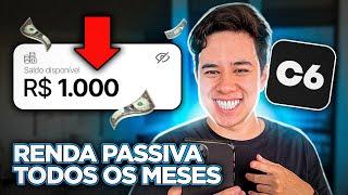 INVESTINDO 1000 REAIS PELO C6 BANK NA PRÁTICA! (Renda Fixa, FIIs, Ações, ETFs)