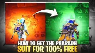 How to get pharaoh suit 100% trick  Pubg mobile