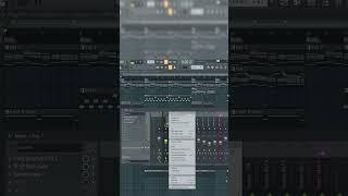 How To Copy All Effects Between Mixer Tracks / FL Studio Tips #Shorts