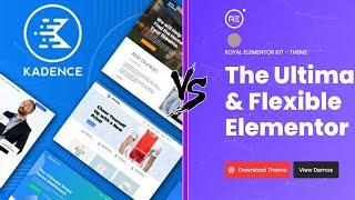 Kadence vs Royal Elementor - Comparing special Woocommerce themes