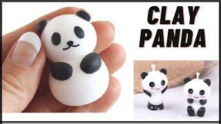DIY Clay Panda | No Bake |Air dry Clay panda
