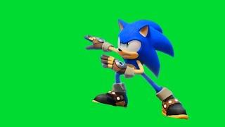 Sonic Prime Canon Ball Shot Green Screen