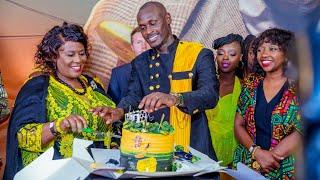 KING KAKA CUTS TWO CAKES WITH HIS MOM AND CHARLENE RUTO I JANET MBUGUA SCAR | MONKEY BUSINESS
