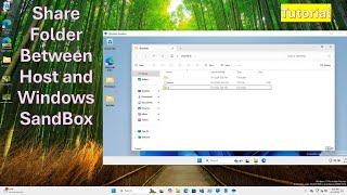 How to Share Folder Between Host and Windows Sandbox