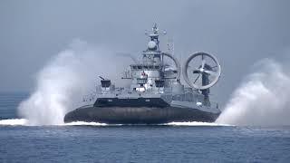 Russian exercise in the Baltic 2020  Zubr hovercraft