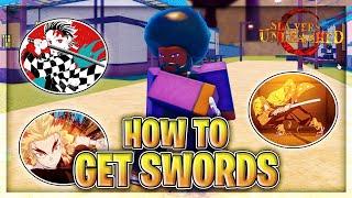 (Slayers Unleashed) HOW TO GET A SWORD/KATANA IN SLAYERS UNLEASHED!