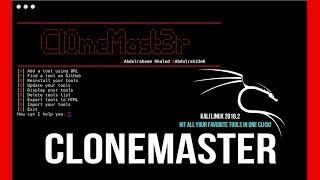 install CloneMaster in Kali Linux (favorite tools from GitHub )