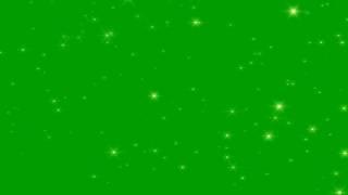 4K Glitter Star Free Green Screen Effect