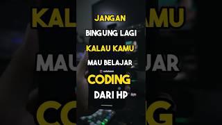 Belajar Coding dari HP? Bisa kok #programmer #belajar #coding