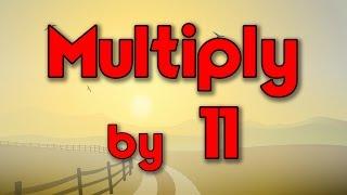 Multiply by 11 | Learn Multiplication | Multiply By Music | Jack Hartmann