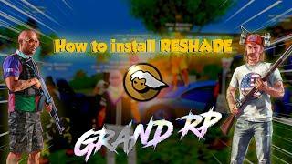GTA V Grand Rp | How to install reshade in grand rp | HINDI