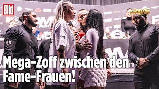 Kopfnuss für Walentina! | FAME FIGHTING 2 Pressekonferenz