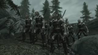 Skyrim. Кто круче? Алик'рский воин vs Беспокойный драугр.