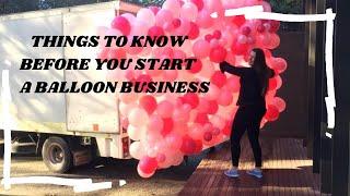 Things To Know Before Starting A Balloon Business