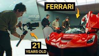 This FILMMAKER shot a COMMERCIAL for FERRARI at 21 years old - How to work with your dream brands