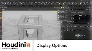 #Houdini Quick start. Display Options