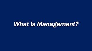 What is Management?