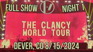 Twenty One Pilots Clancy Tour Night 1 | Live From Denver CO 8:15