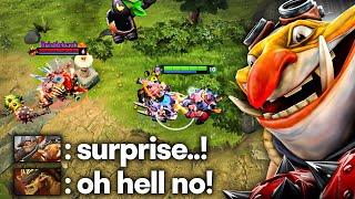 THE MOST DANGEROUS HERO IN DOTA 2 WANTS TO GANK TECHIES?? EXPLOSION!!!!