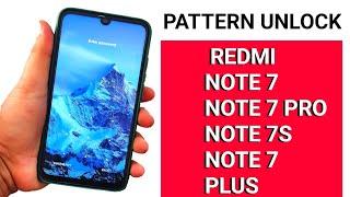 Redmi Note 7 Unlock Pattern || Pinlock | Hardreset Redmi Note 7 Pro | Unlock Password Redmi Note 7s