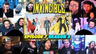 INVINCIBLE Episode 7 Season 3 Reaction Mashup