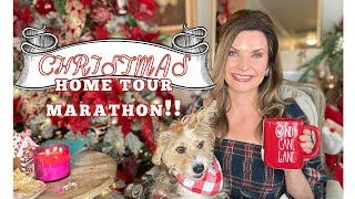 2 HOURS of CHRISTMAS HOME TOUR MARATHON!!~COZY HOLIDAY JOY~Merry ChristmasOlivia's Romantic Home