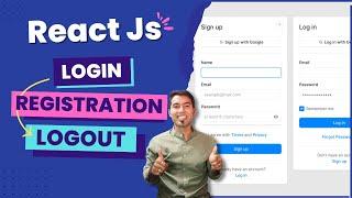 Complete User Registration, Login & Logout Functionality in React with Auth0 in Hindi 2022