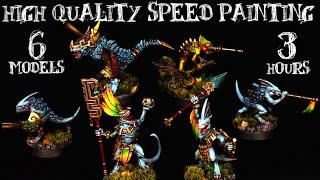 Become a SPEED PAINTING Master! Direchasm Seraphon