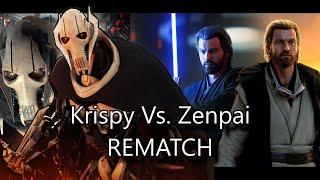 Krispy Vs. Zenpai 1v1 REMATCH | Hero Showdown | Star Wars Battlefront 2 (BEST OF 3)
